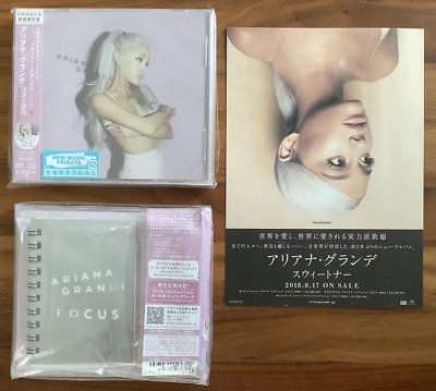 Japan Dlx Cd Poster Notebook Sweetener Flyer Ariana Grande Focus Uicu 9081 Eur 74 99 Picclick Fr