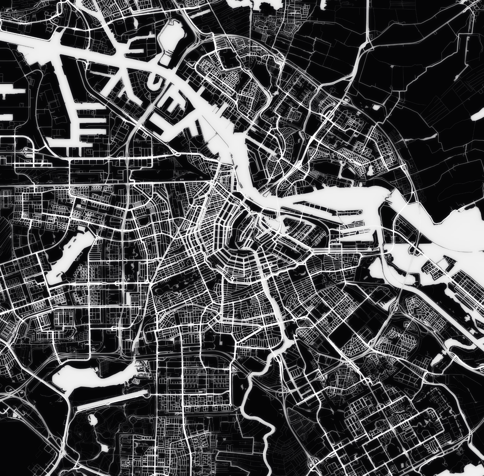 New York City Map Poster Print Modern Contemporary Cities Travel Ikea Frames 12 12 Picclick Uk