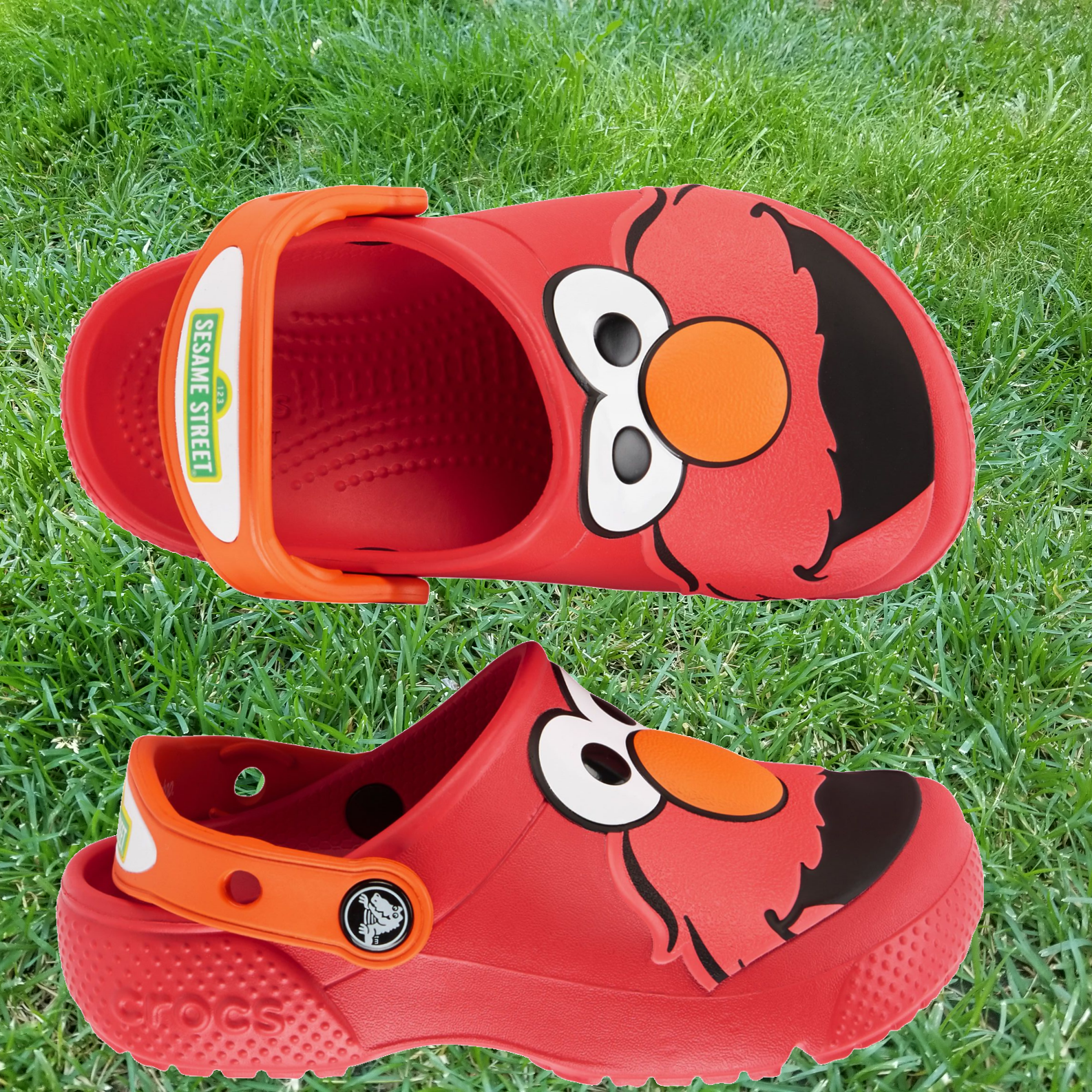 elmo crocs size 8