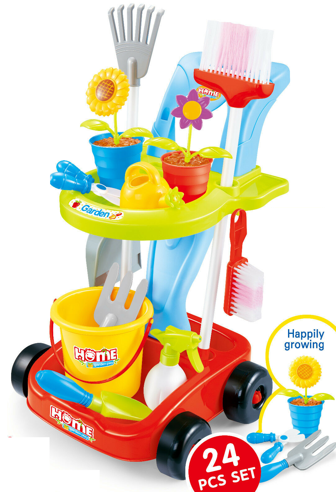 toy lawn mower set