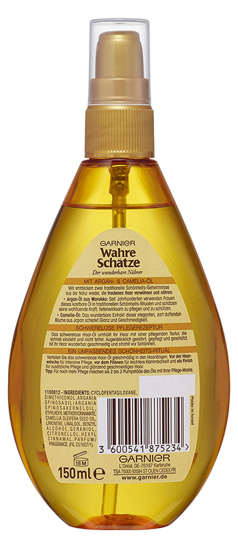 Garnier Wahre Schatze Schwereloses Haarol Haarkur Mit Arganol Aus Marokko Sale Eur 8 40 Picclick De