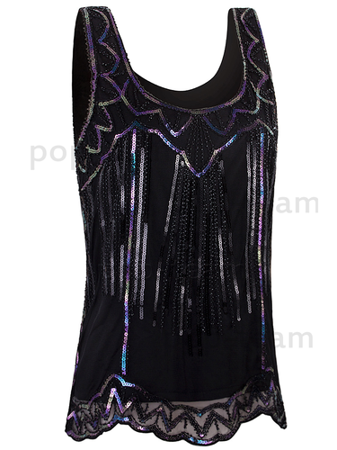 beaded evening tops