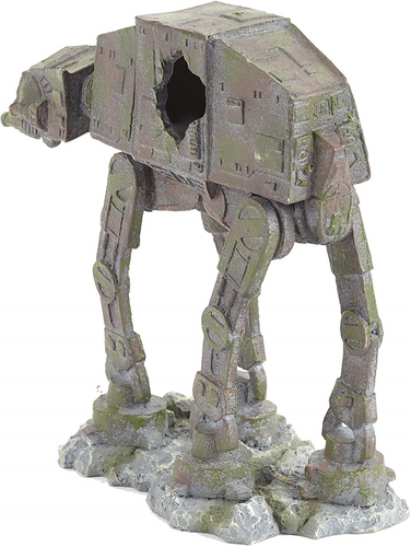 Pet Ting Star Wars At At Fighter Ornament For Aquarium Vivarium