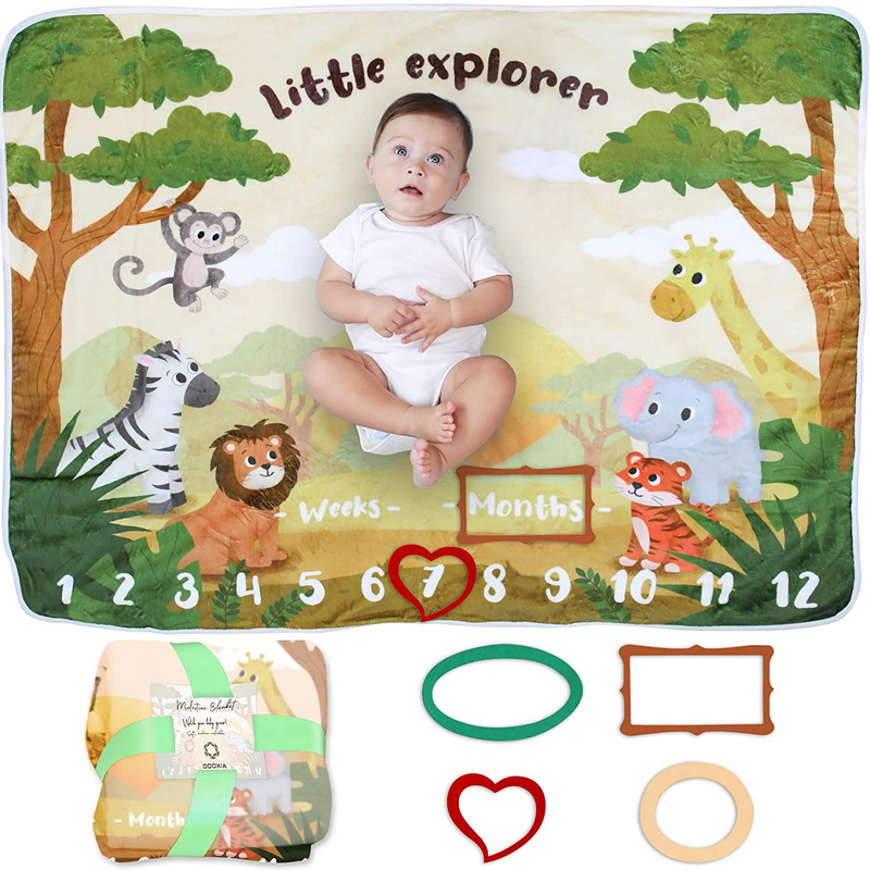 Couverture Etape Mensuelle Pour Bebe Couverture Bebe Unie Couverture Pe Eur 29 99 Picclick Fr