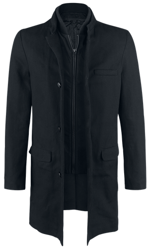 Forplay Coat Einreihig Manner Kurzmantel Schwarz Basics Eur 73 99 Picclick De
