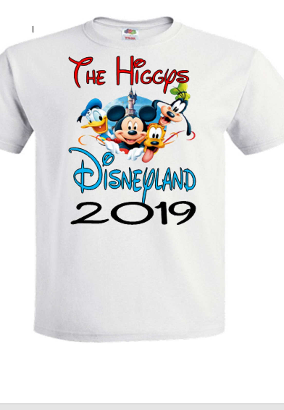 personalised family disney t shirts