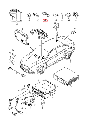 NEW OEM AUDI A8 D3 A4 B8 A6 Fibre Optic Bypass Loop Diagnostic