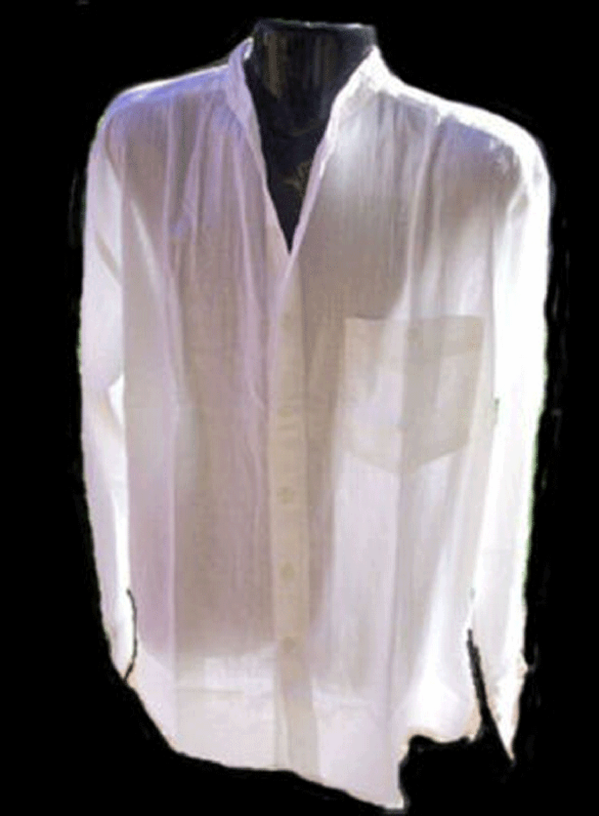 white cheese cloth shirts,size 