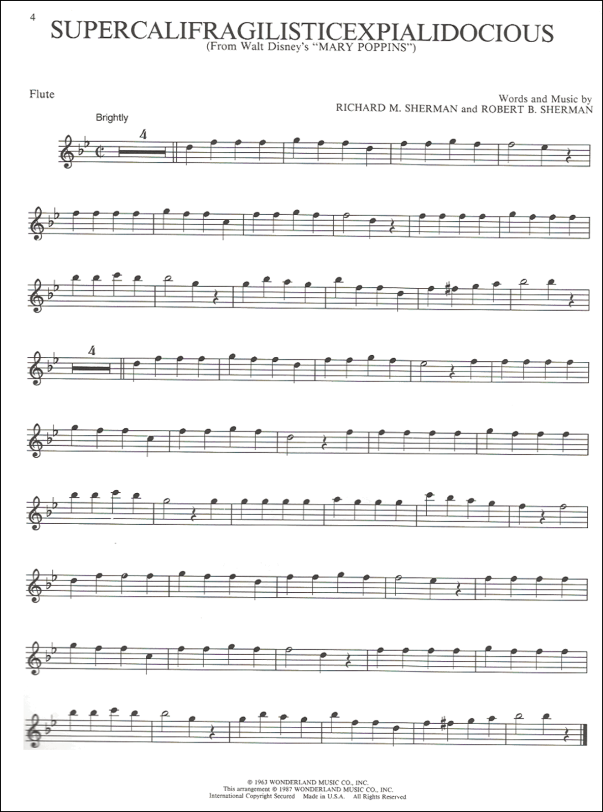Free Free 207 Disney Songs Flute Sheet Music SVG PNG EPS DXF File