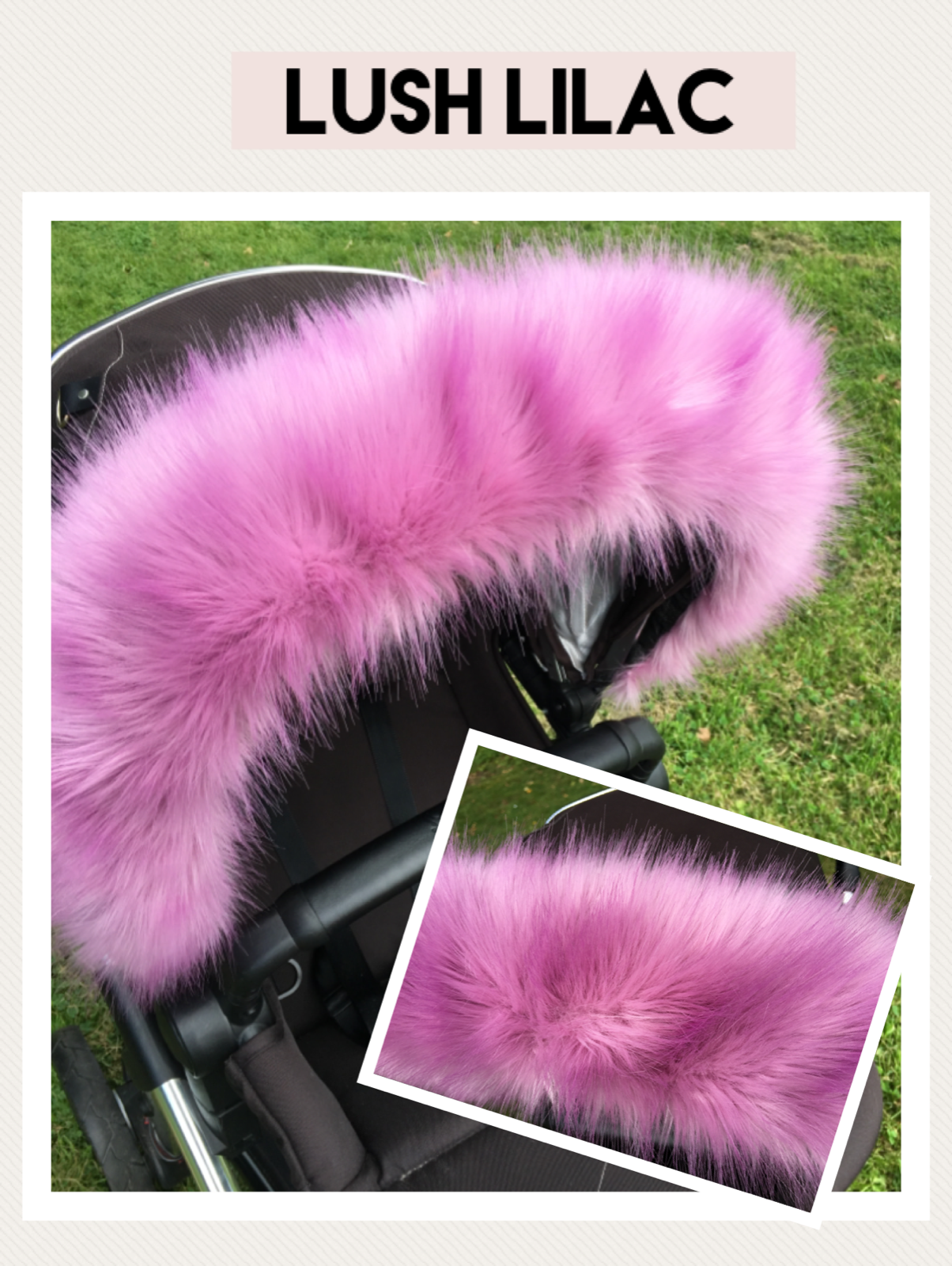 fur hood for mothercare pram