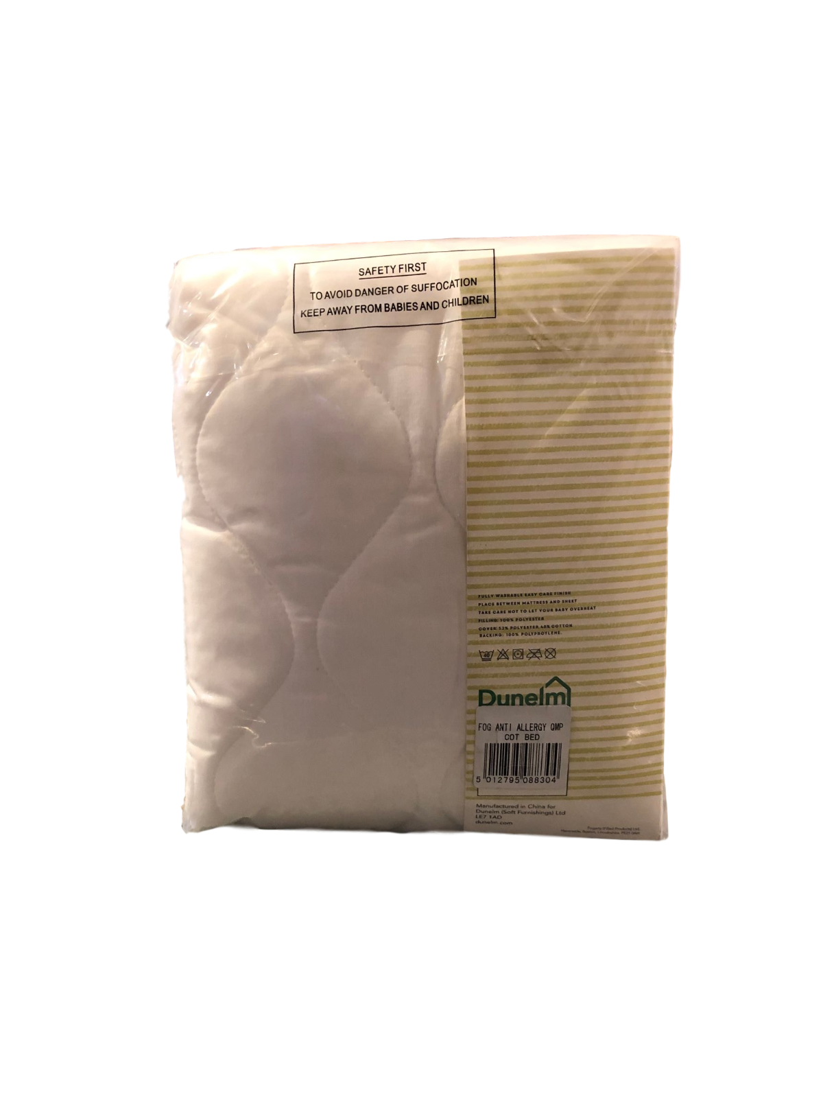 dunelm cot bed mattress protector