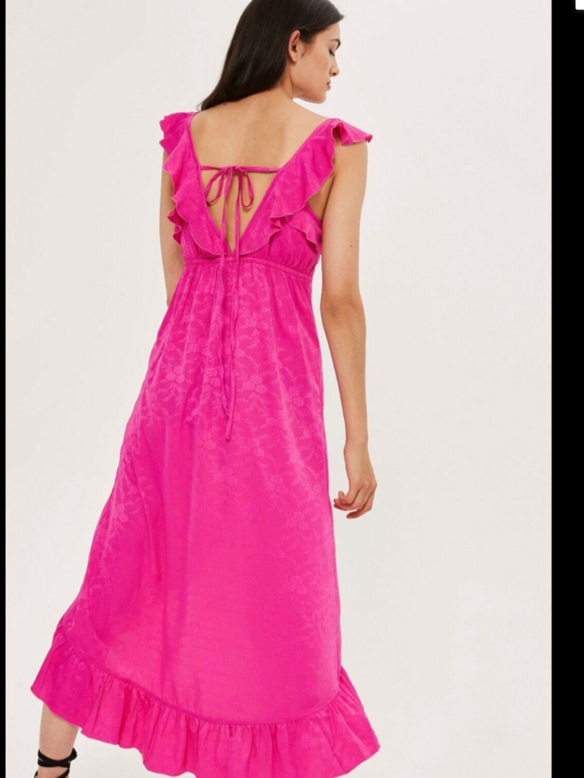 joenie jacquard wrap dress