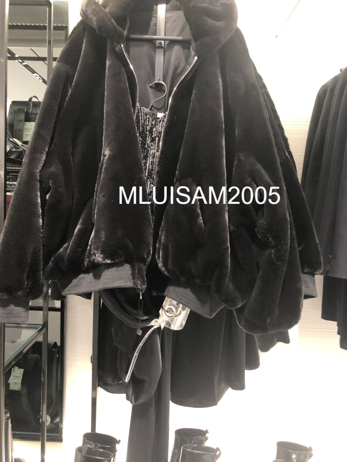 zara black reversible jacket