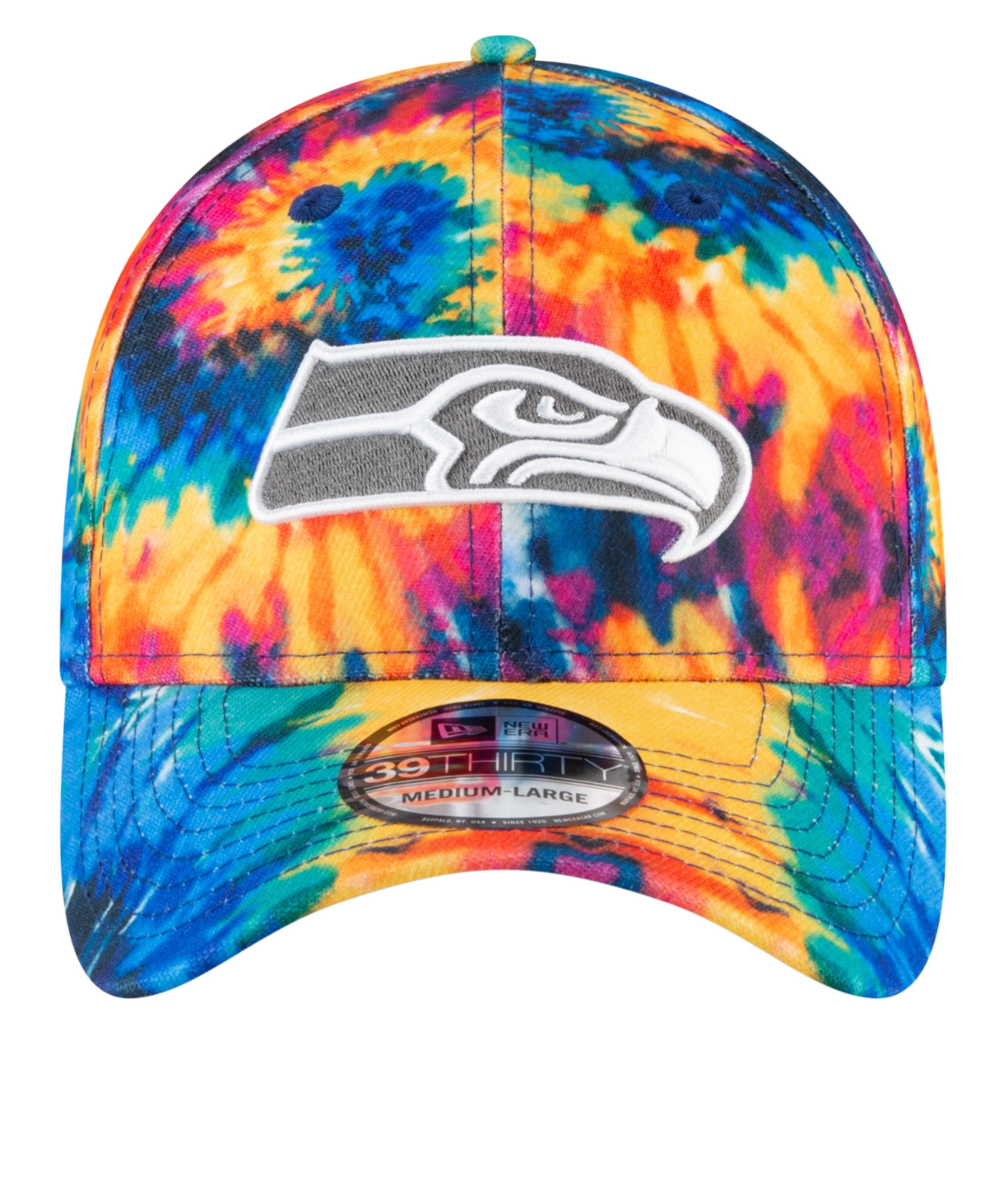 seahawks tie dye hat