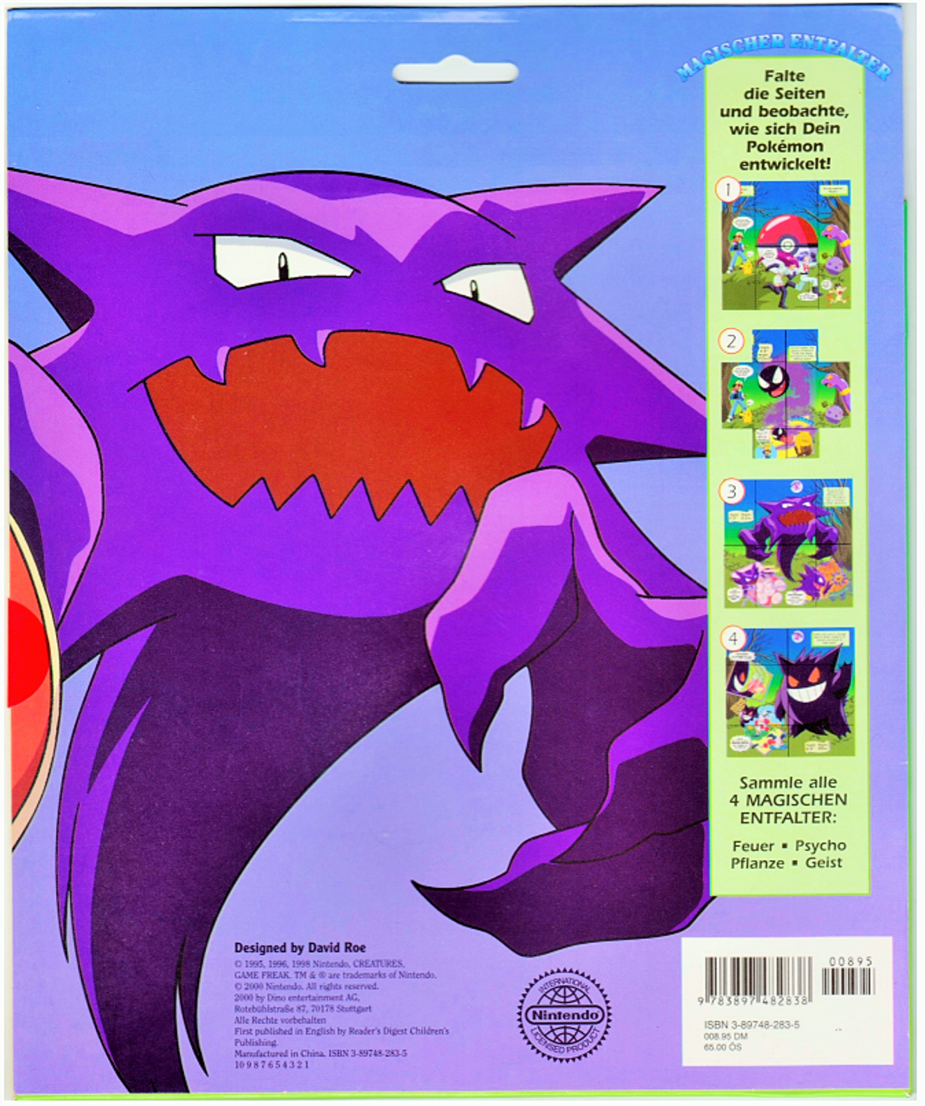 Pokemon Magischer Entfalter Geist Nebulak Alpollo Gengar