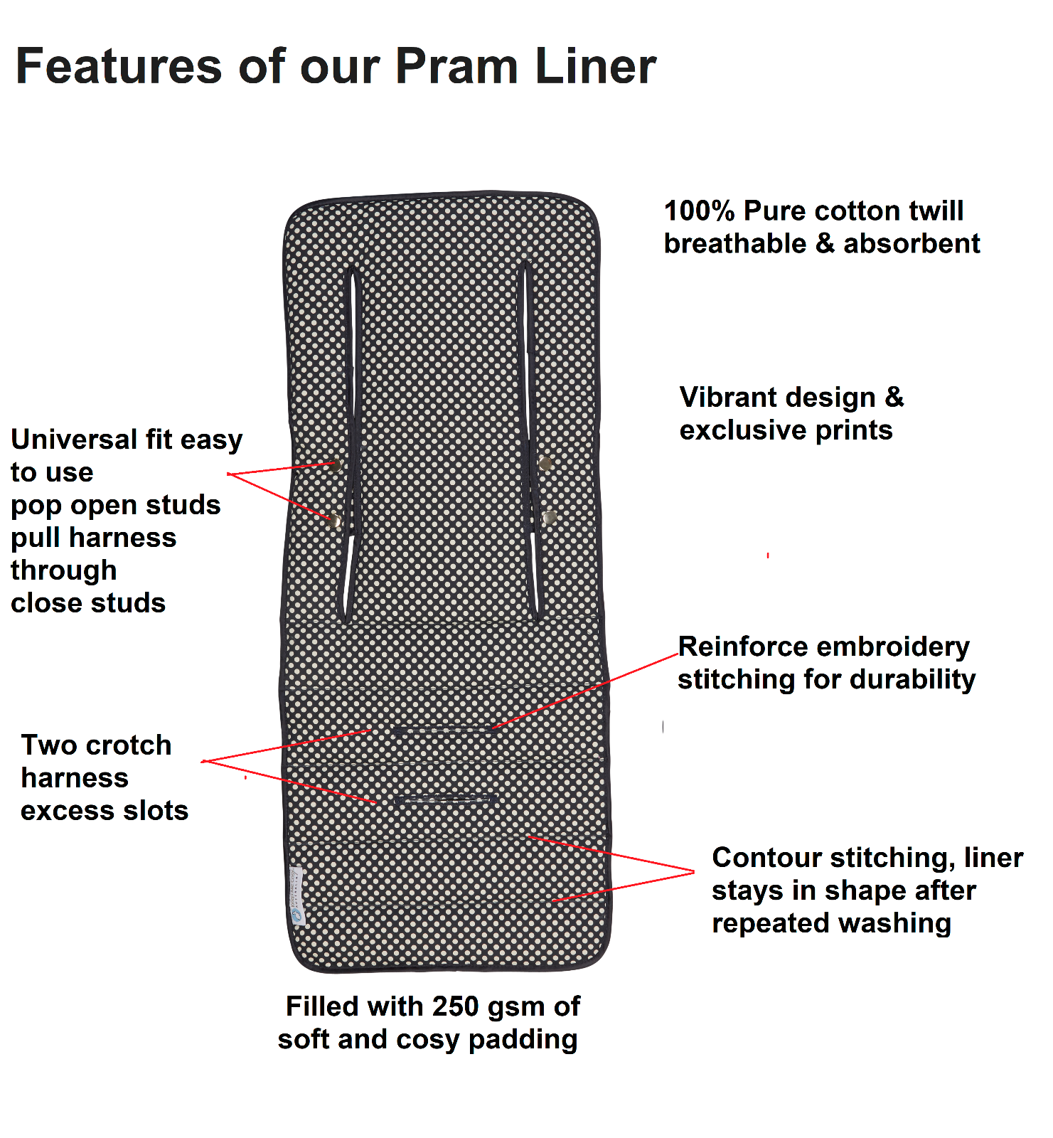 cosy pram liner