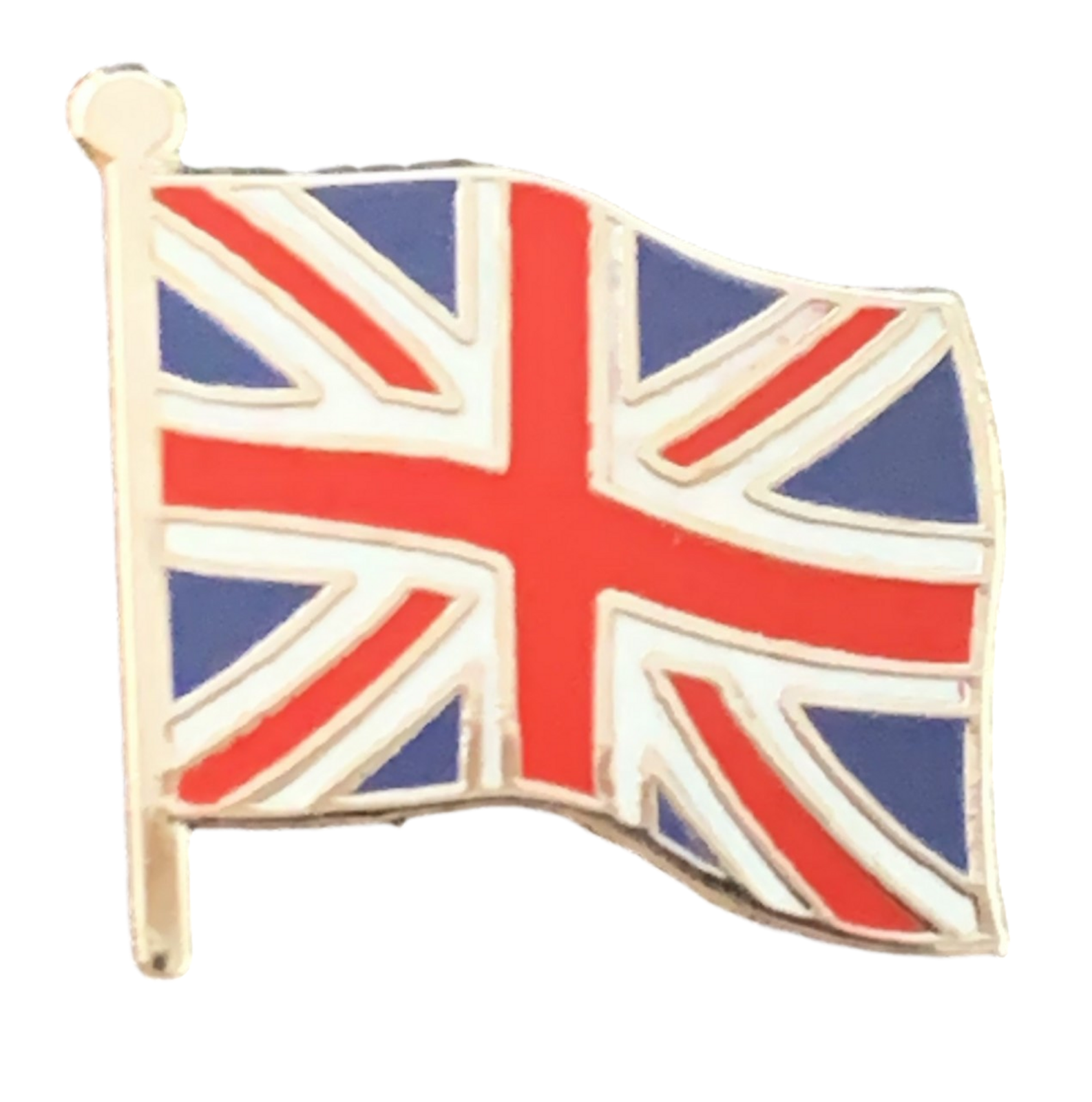ENAMEL Union Jack Drapeau Royaume-Uni Badge épinglette Petit Métal 