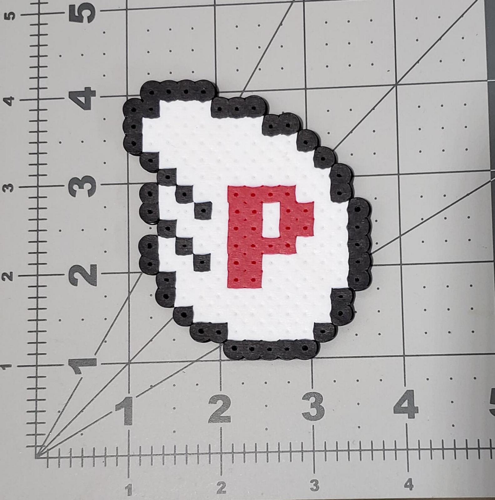 Mario Powerups Pixel Art 8 Bit Perler Beads Magnet Ornament Mario New 8 95 Picclick