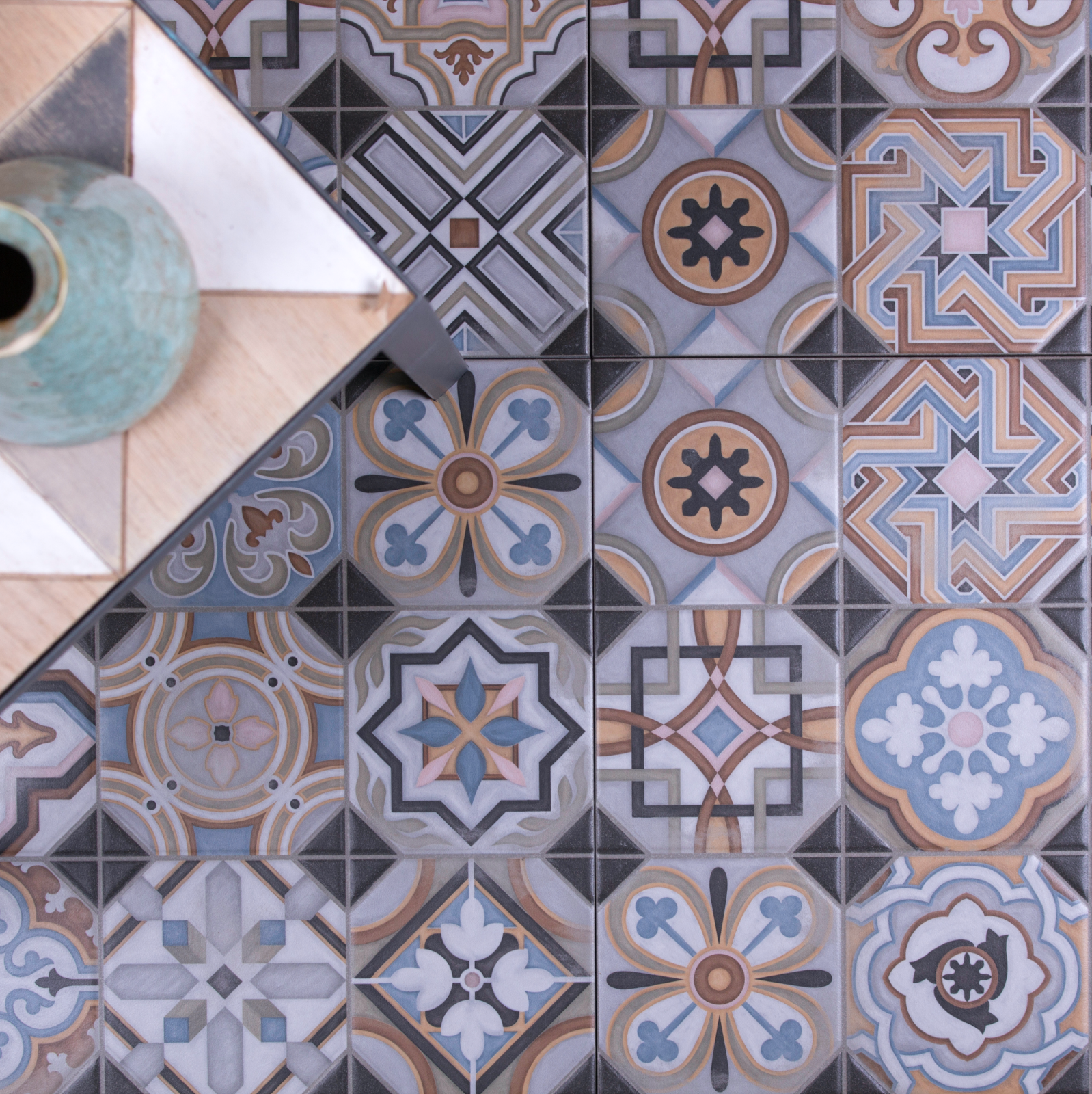 Tile Deals Samples Belgrave Patchwork Moroccan Victorian Wall Floor Tiles 2 50 Picclick Uk