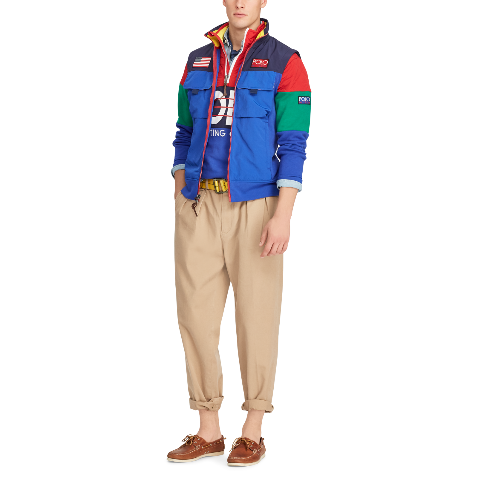 polo hi tech hybrid vest