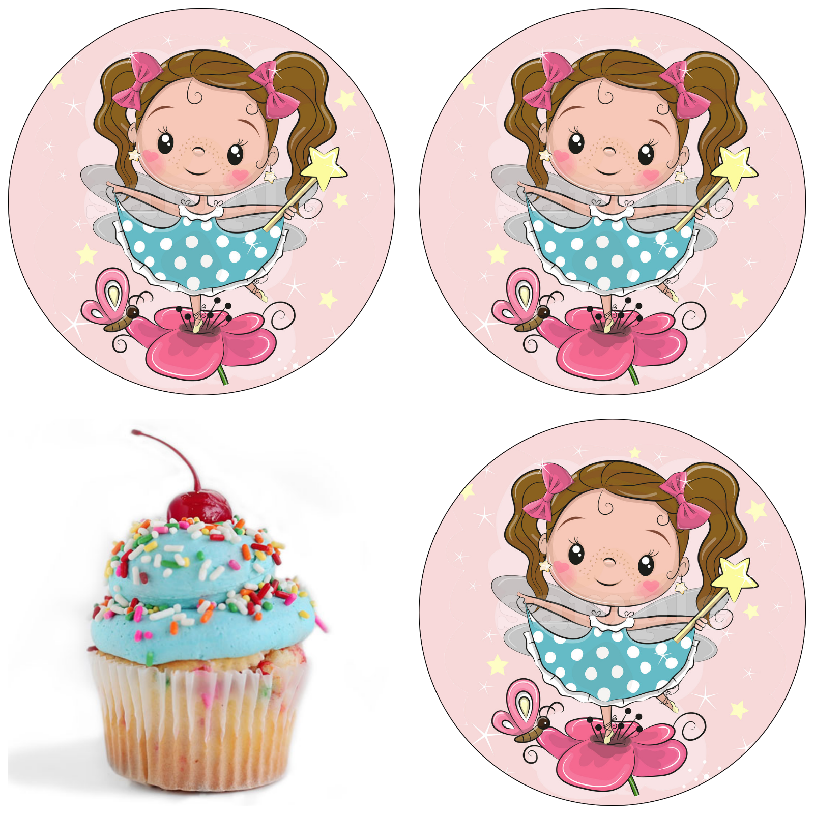 Lol Poupee Surprise Deco Gateau Disque Azyme Comestible Anniversaire Fete cm