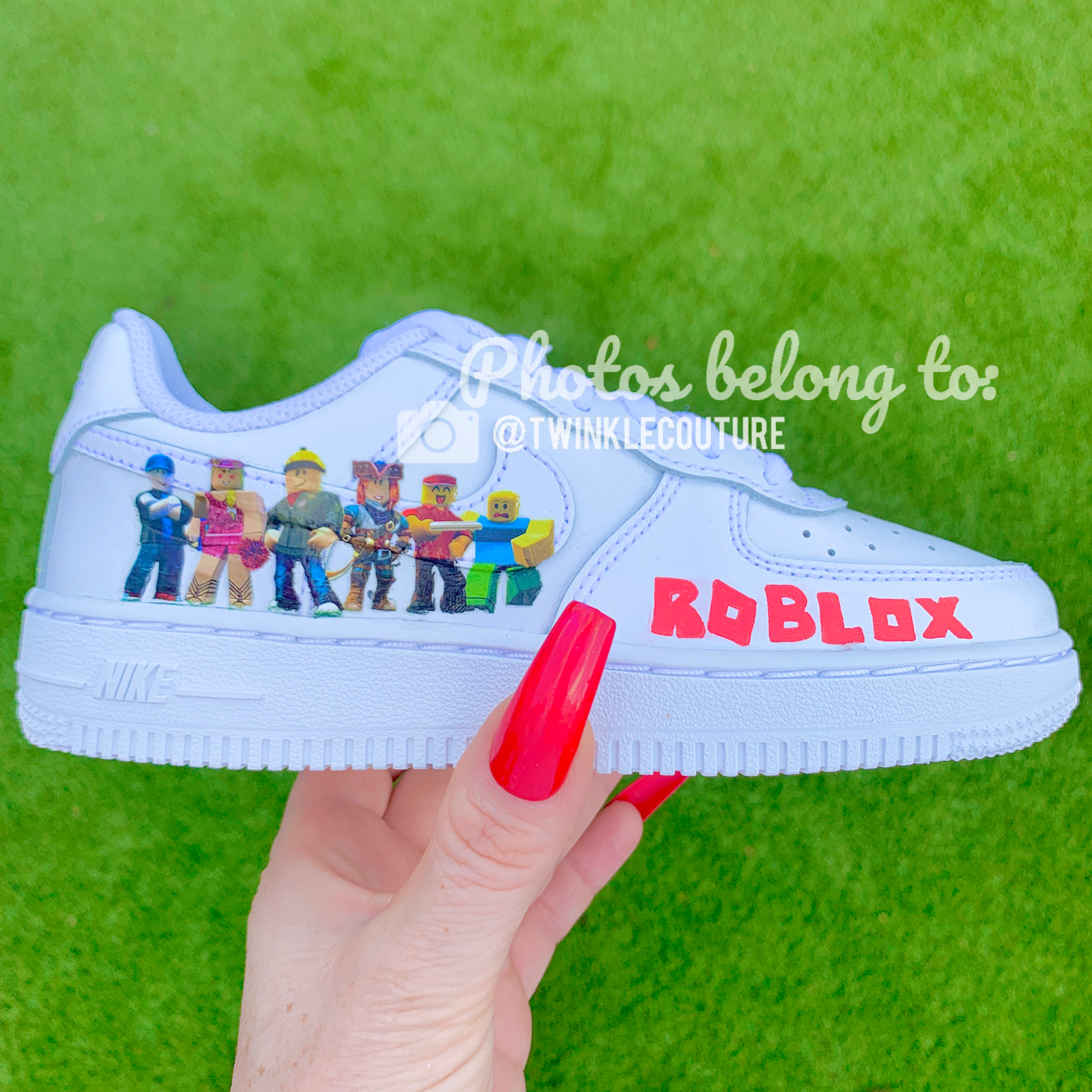 Custom Nike Airforce 1 With Roblox Characters Art Af1 Shoes All Sizes 155 00 Picclick Uk - roblox black af1