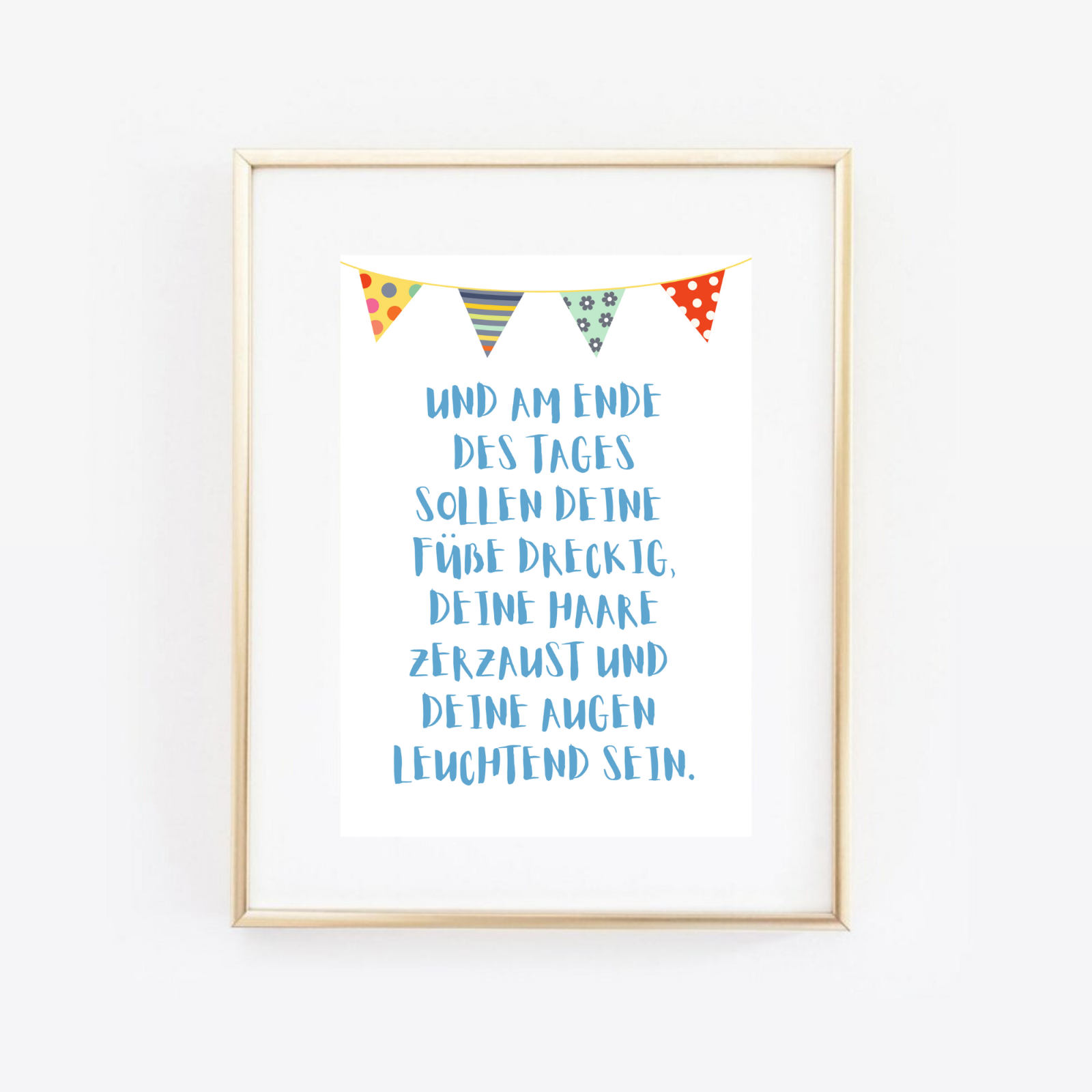 Druck Kunstdruck Spruch Geburt Taufe Geschenk Kinderzimmer Baby Bild Neu Eur 7 95 Picclick De