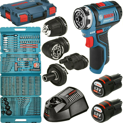 Bosch Akkuschrauber Gsr 12v 15 Fc Flexi Click 2x 2 0 Akkus