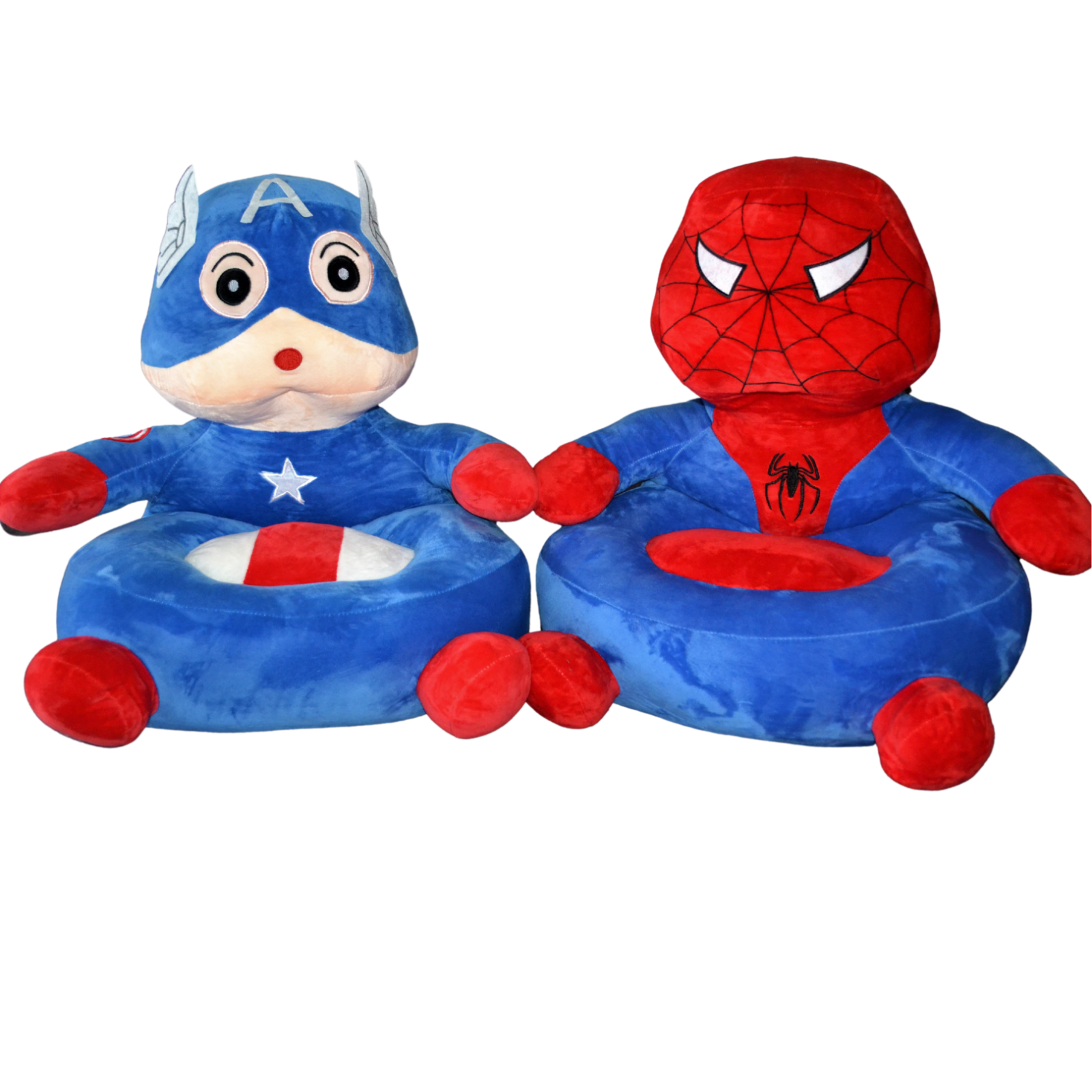 stuffed cute spiderman or captain america character new