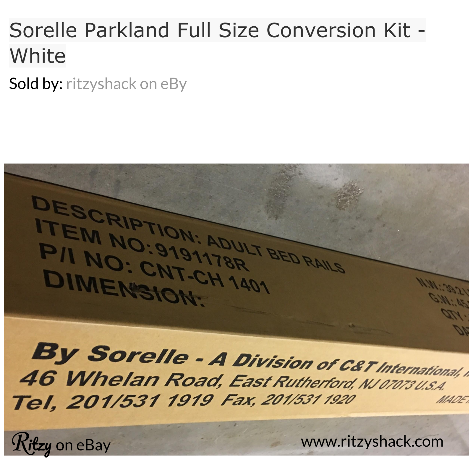 Sorelle Babi Italia Parkland Full Size Conversion Kit Adult Bed