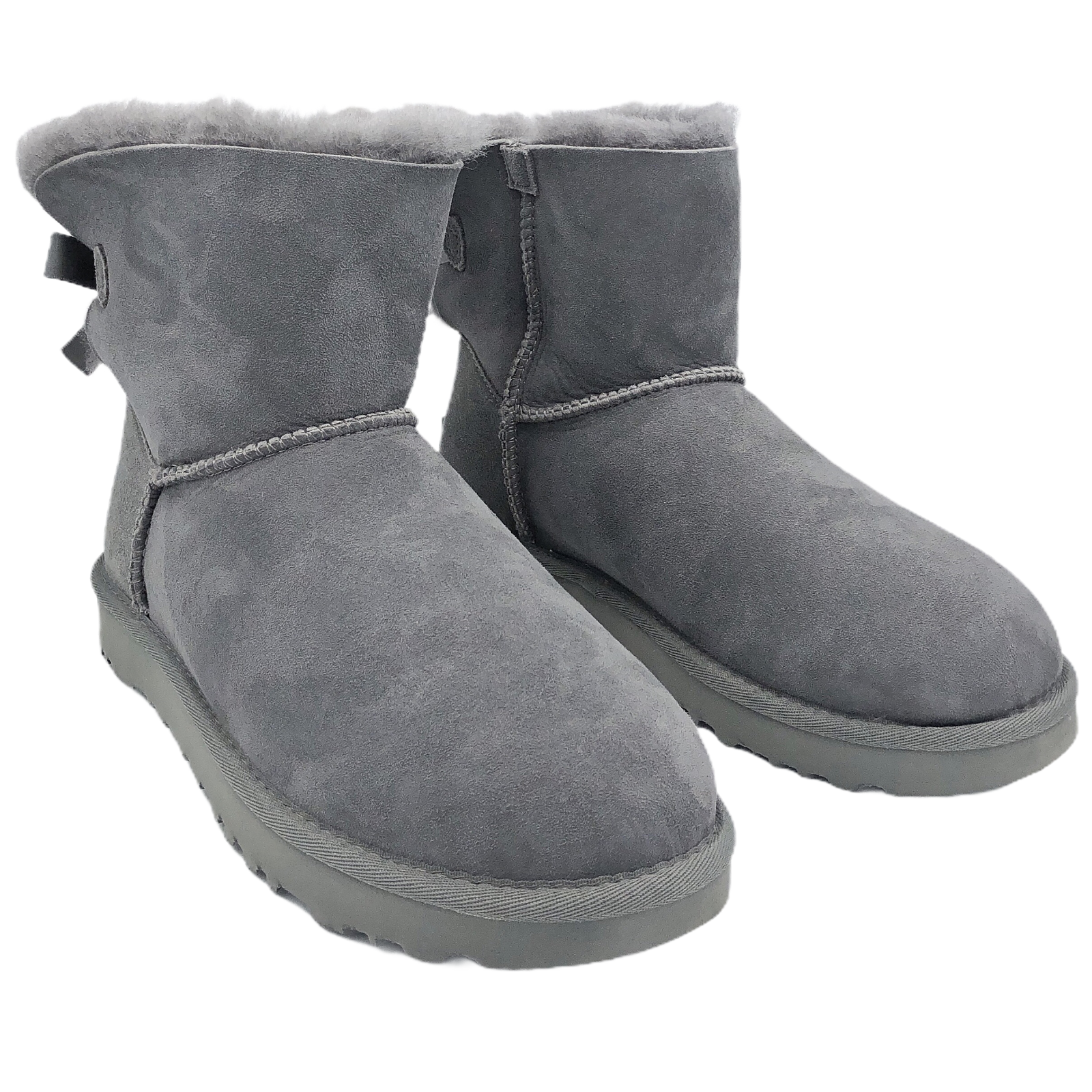 ugg bailey bow grey size 8