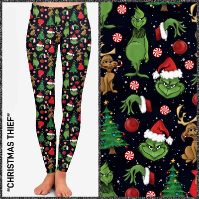 grinch leggings