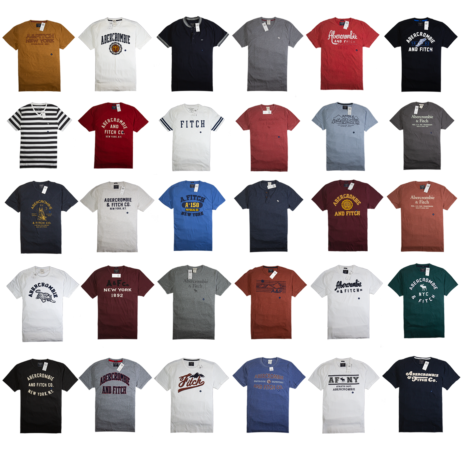 abercrombie and fitch grey t shirt