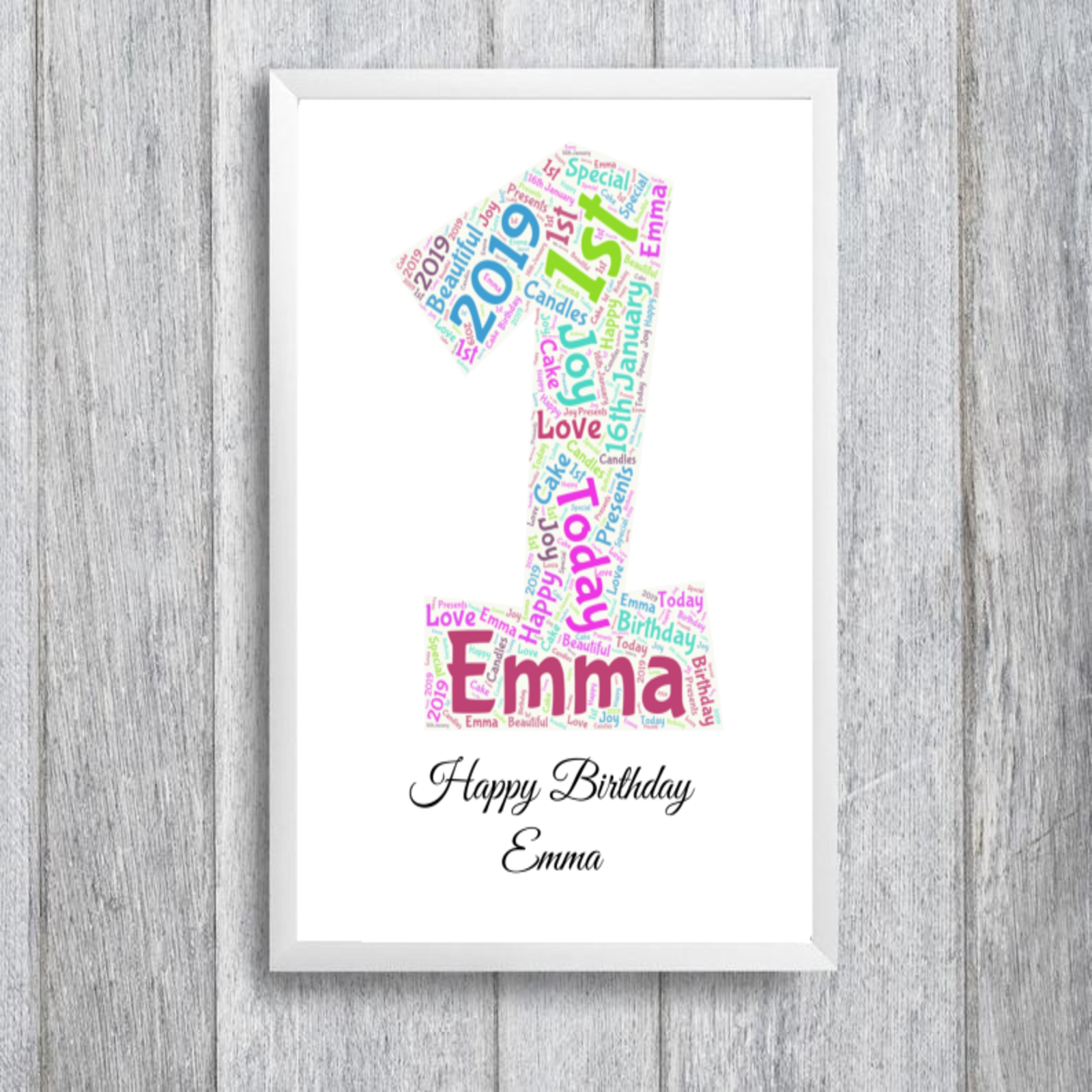 personalised first birthday gift