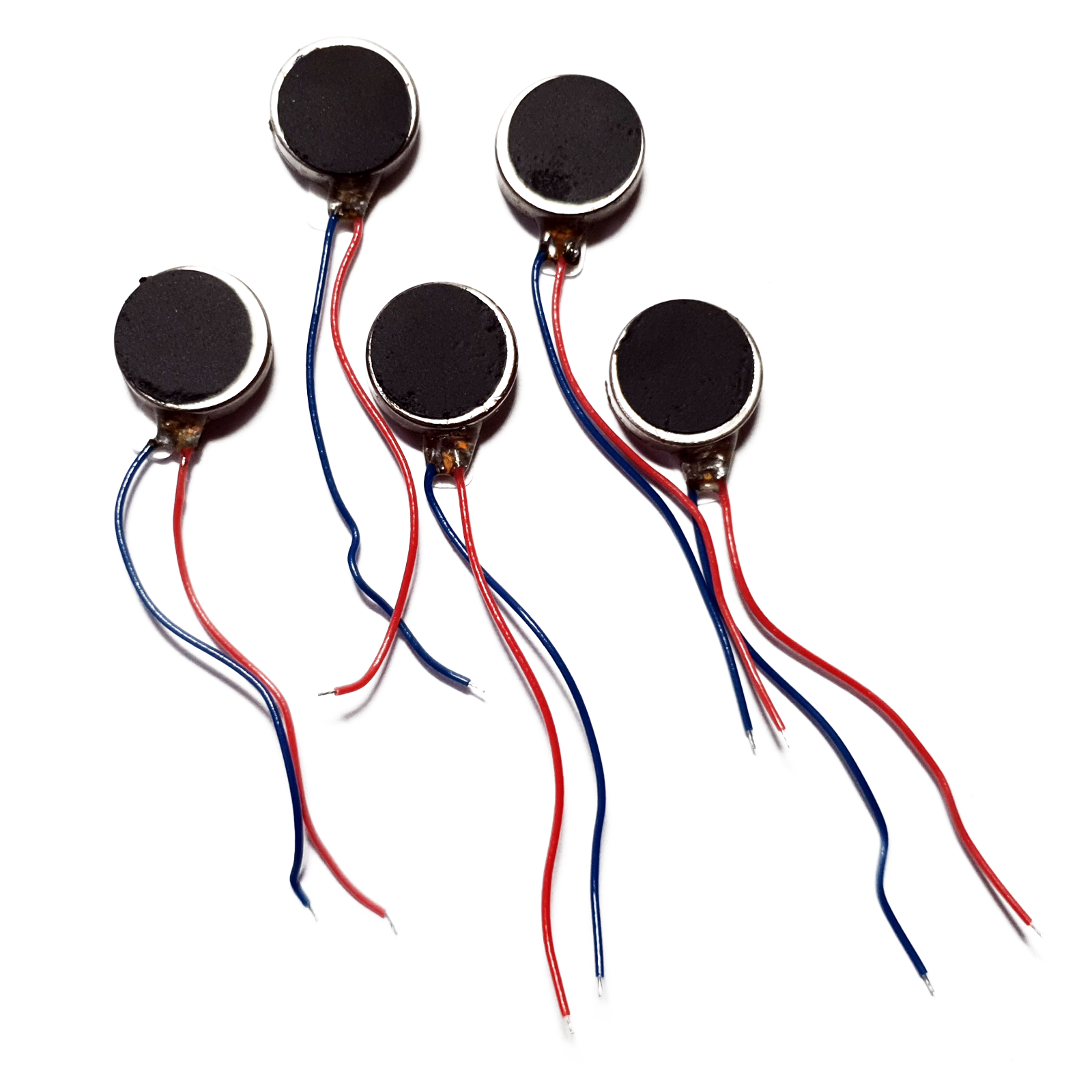 Flat 3V Coin vibration motor Micro brushed DC Adhesive back 8x3.4mm Mobile Phone