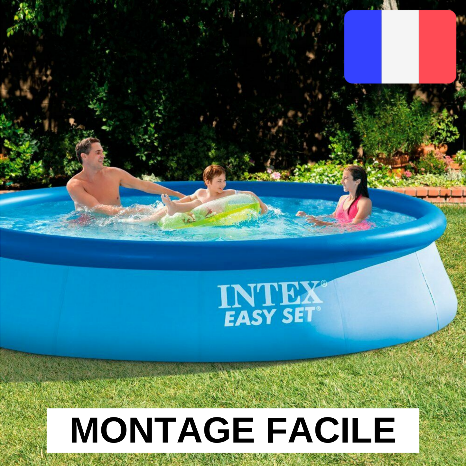 Piscine Hors Sol Gonflable Autoportante Intex Enfant Montage Facile