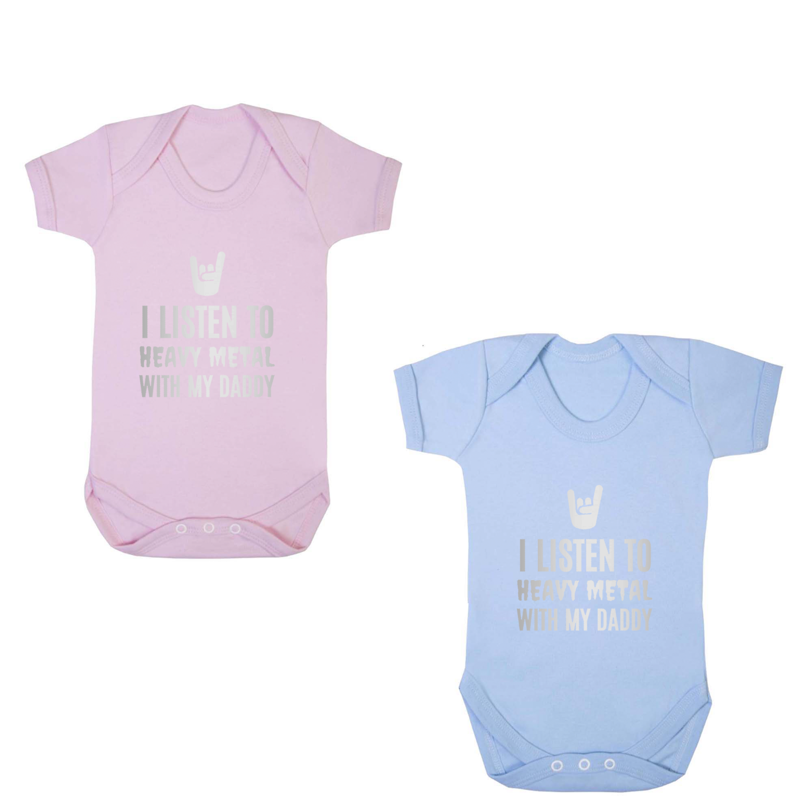 heavy metal baby grow