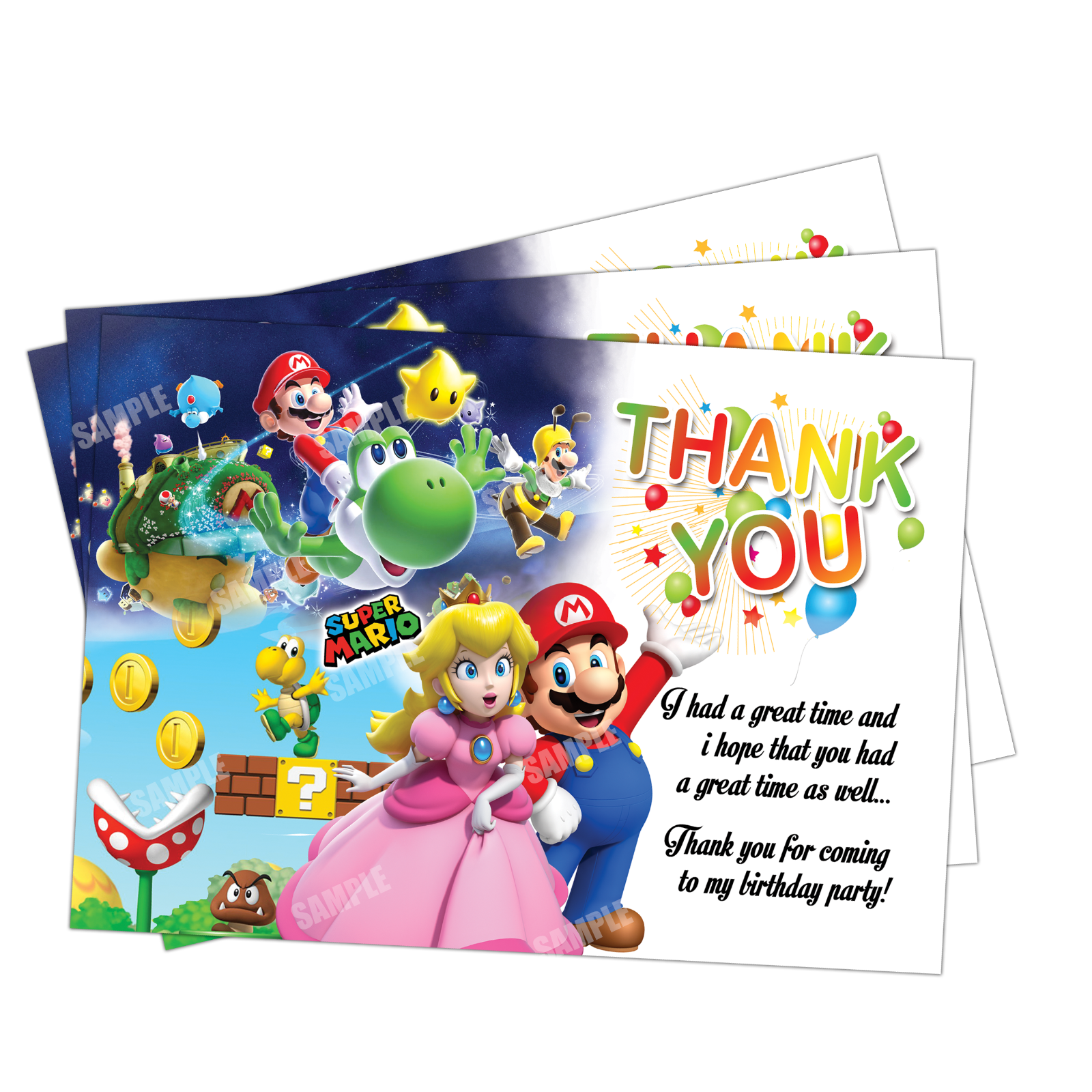 Thank You Messages For Coming To A Birthday Party Quotes And Notes Birthday Gifts For Kids Birthday Party Images Cute Thank You Cards