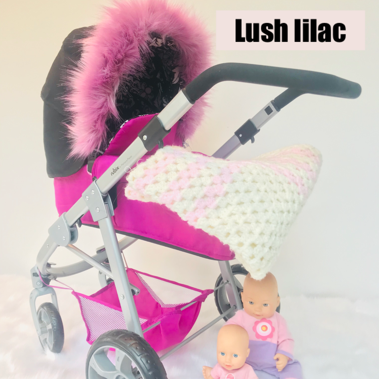 icandy peach fur hood