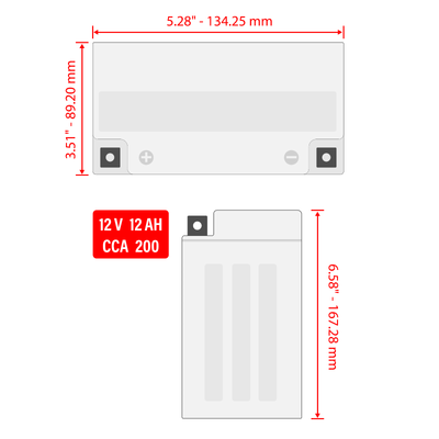 Agm Battery For Polaris Sportsman 500 4x4 1996 1997 1998 1999 00 01 02 41 85 Picclick