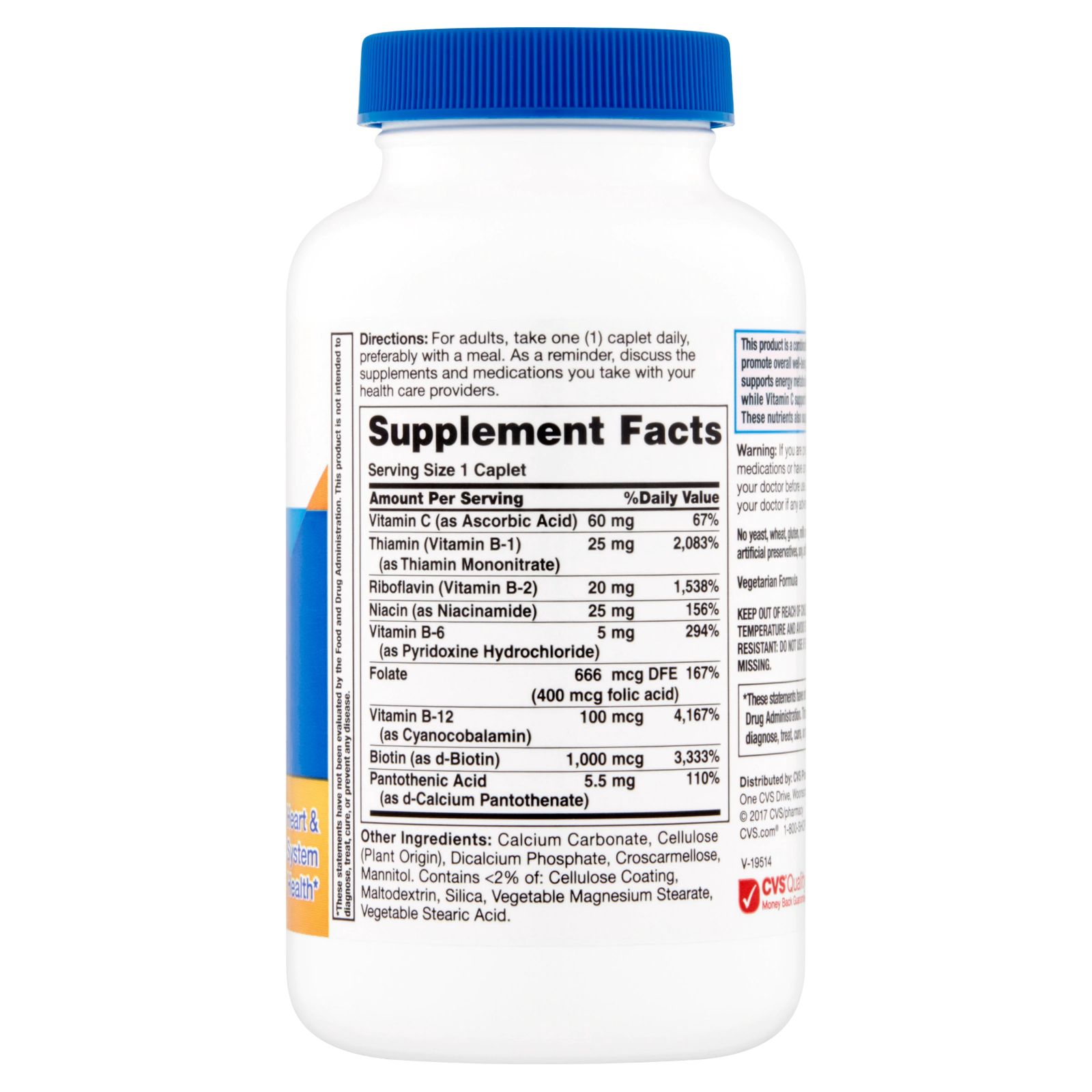 Cvs Health Super B Complex With Vitamin C Immune System Support B12 300 Ct 22 49 Picclick