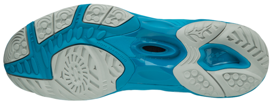 mizuno wave hurricane 3 uomo blu
