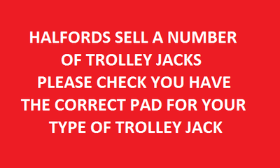 Trolley Floor Jack Saddle Pad For 50mm Cup Type Rubber