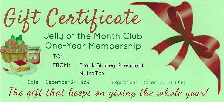 Free Printable Jelly Of The Month Club Certificate Template Printable 