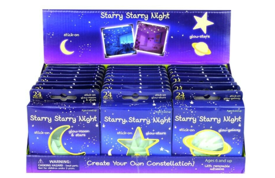 Glow In The Dark Stars Planets Moons Dinosaurs Unicorns