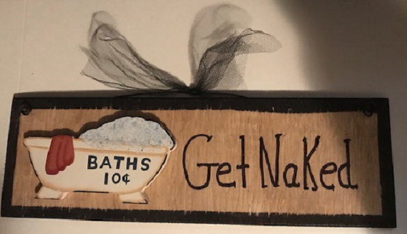 It S Bath Time Get Naked Wooden Craft Country Outhouse Bathroom