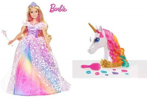barbie dreamtopia unicorn styling head