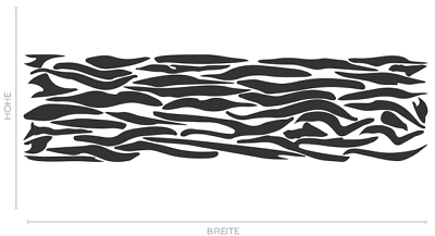 Aufkleber Camouflage Zebra Streifen Digital Cyber Pattern Auto Dekorset #1338