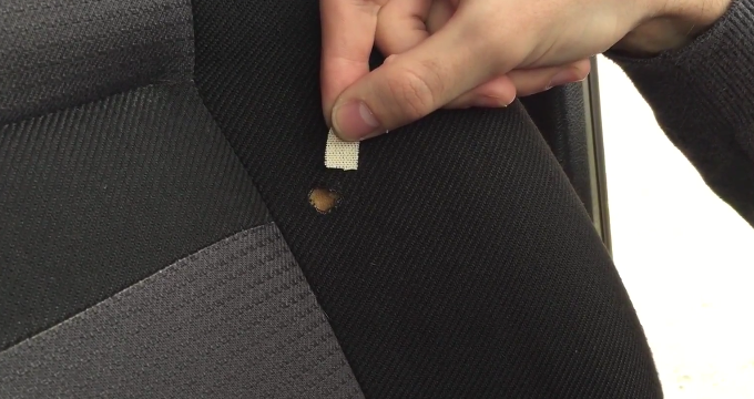 Atg Autositz Brandloch Reparatur Set Smart Repair Mehrfarbig Fur