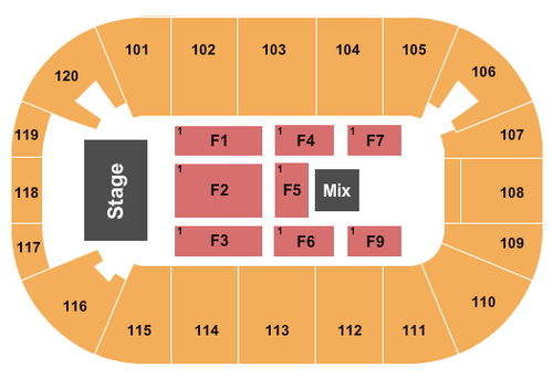 Agganis Arena Seating Chart Seat Numbers